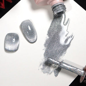 🎉Vernis à Ongles œil de Chat Laser Diamanté