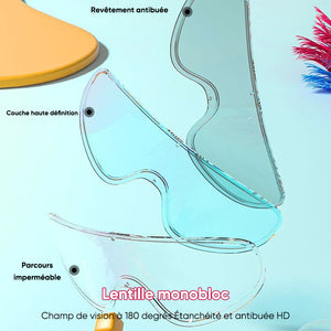 Lunettes de natation antibuée à large monture🥽
