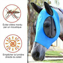 Charger l&#39;image dans la galerie, Masque Anti-mouche pour Visage Cheval
