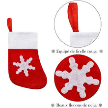 Charger l&#39;image dans la galerie, Ciaovie™ Sac de Couverts de Noël Chaussette Flocon de Neige - ciaovie