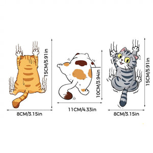 Autocollants de dessin animé de chat mignon
