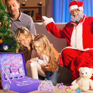 Boîte de cadeaux Licorne de Noël