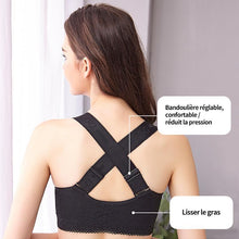 Charger l&#39;image dans la galerie, Fermeture Avant Soutien-gorge Avec Bandoulière De Dos Croisé - ciaovie