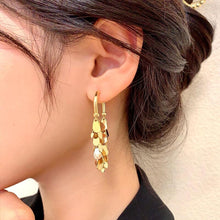 Charger l&#39;image dans la galerie, Boucles d&#39;oreilles pompons à sequins