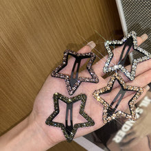 Charger l&#39;image dans la galerie, Barrettes de pinces à cheveux en strass (4 pièces)