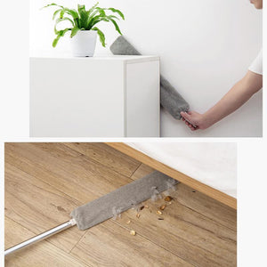 Écart de poussière brosse à long manche