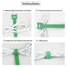Charger l&#39;image dans la galerie, Bande de Fixation Velcro Adhésive de Type T