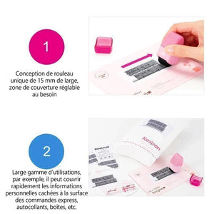 Tampon À Rouleau Pour Protection des Informations Privées