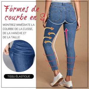 (🔺LIVRAISON GRATUITE) - Leggings Jean Slim Extensible pour Femmes