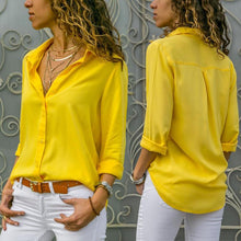 Charger l&#39;image dans la galerie, Dames T-shirt Décontracté en Mousseline de Soie - ciaovie