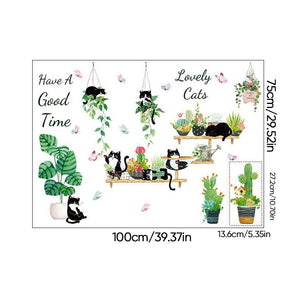 🌵Autocollants muraux 3D Greenery