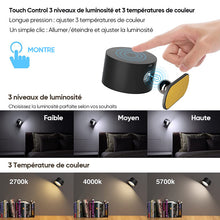 Charger l&#39;image dans la galerie, Lampe murale magnétique