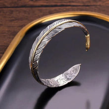 Charger l&#39;image dans la galerie, Bracelet plume vintage