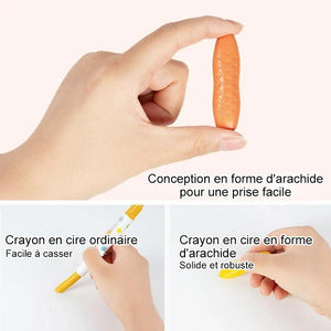 Crayon de Cire Lavable pour Enfants (12/24/36 couleurs) - ciaovie