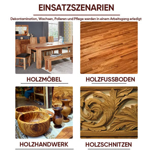 Reinigung und Pflege von Holzböden Antiseptische Politur