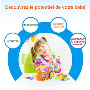 Jeu de Jouets de Train Domino
