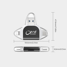 Charger l&#39;image dans la galerie, Lecteur de carte SD TF universel multiport 4 en 1