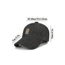 Charger l&#39;image dans la galerie, Casquette de baseball d&#39;hiver avec cache-oreilles
