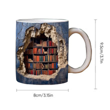 Charger l&#39;image dans la galerie, Tasse de bibliothèque 3D  Note