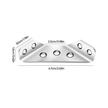 Charger l&#39;image dans la galerie, Connecteur d&#39;angle de meuble universel en acier inoxydable (10 pièces)