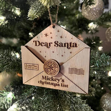 Charger l&#39;image dans la galerie, Ornement de Noël Lettre au Père Noël