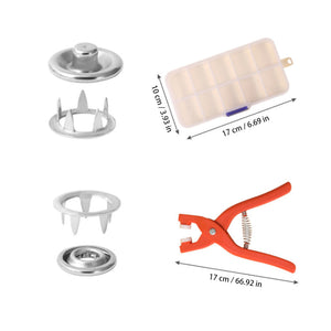 Ensemble d'outils avec fermoir à cinq broches