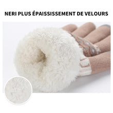 Charger l&#39;image dans la galerie, Femme Gants Hiver Chaud Avec Doublés - ciaovie