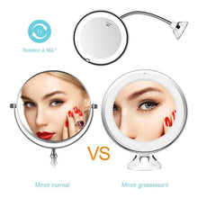 Charger l&#39;image dans la galerie, LED Miroir de Maquillage Grossissant - ciaovie