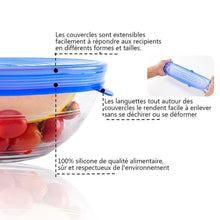 Charger l&#39;image dans la galerie, 6-Pieces Couvercles De Bol Silicone - ciaovie