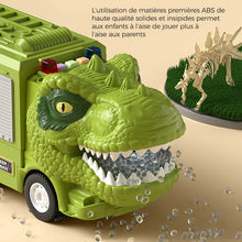 Charger l&#39;image dans la galerie, Nouvel Ensemble de Jouets de Piste de Camion d’Ingénierie Transformant les Dinosaures