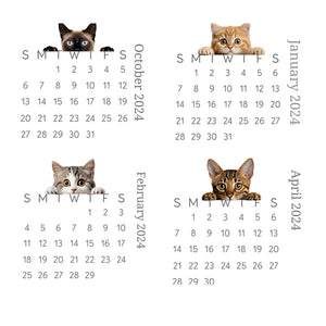 🐱Calendrier de bureau 2024 avec chat furtif