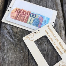 Charger l&#39;image dans la galerie, Mariage Anniversaire Boîte à monnaie en bois