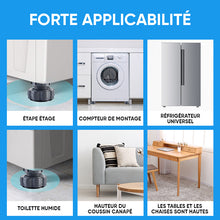 Charger l&#39;image dans la galerie, 🔈Support de machine à laver à hauteur réglable de 4 pièces