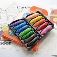 Charger l&#39;image dans la galerie, Crayon de Cire Lavable pour Enfants (12/24/36 couleurs) - ciaovie