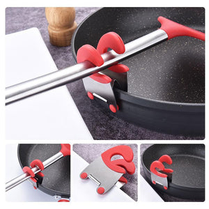Clip à Spatule Côté Pot en Acier Inoxydable, 2 pièces