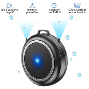Mini-Collier Purificateur d'air Portable USB