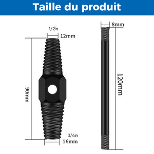 Extracteur de vis pour tuyau cassé