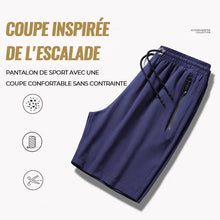 Charger l&#39;image dans la galerie, Short extensible en soie glacée grande taille pour hommes