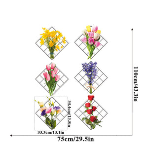 Sticker mural plante verte 3D