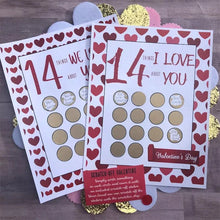 Charger l&#39;image dans la galerie, Imprimé à Gratter Saint-Valentin