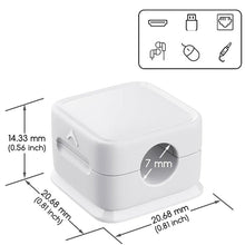 Charger l&#39;image dans la galerie, Support de rangement pour organisateur de câble magnétique