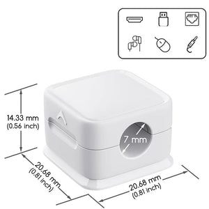 Support de rangement pour organisateur de câble magnétique