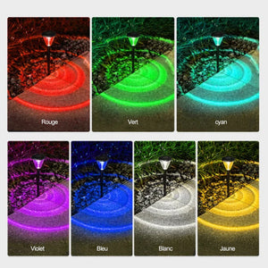 Lampes de pelouse solaires étanches(2 PIÈCES)