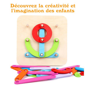 Jouet Multifonctionnel De Collage De Colonne Montessori
