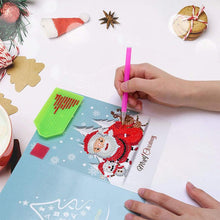Charger l&#39;image dans la galerie, Ciaovie™ Peinture de Diamant Strass Carte de Voeux de Noël (8 CARTES) - ciaovie