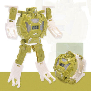 Montre de Robot Déformable Intéressante pour Enfants