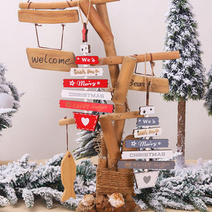 Décoration créative pour suspendre le sapin de Noël
