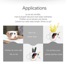 Charger l&#39;image dans la galerie, 3D Licorne Tasse de Sensible à la Chaleur - ciaovie