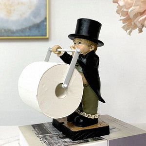 Décoration de porte-serviettes en papier Gentleman