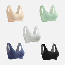 Charger l&#39;image dans la galerie, Soutien-gorge confort en soie glacée ultra-mince grande taille pour femmes